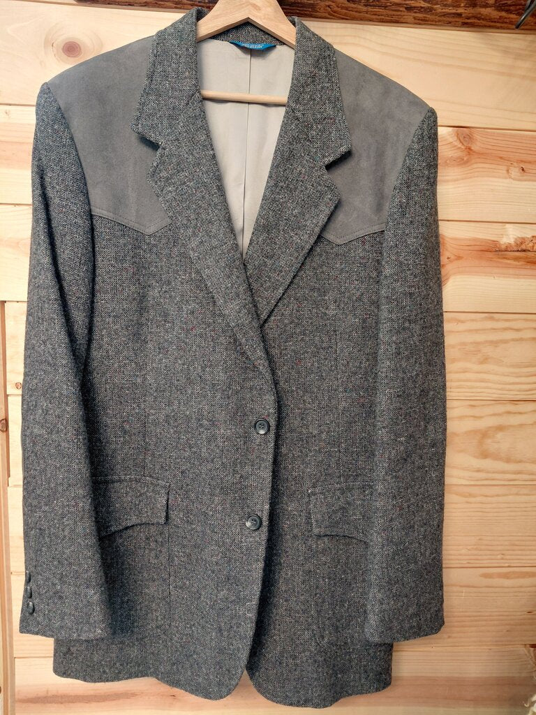 Men's Gray Western Blazer