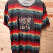Crazy Train Oh Chute Striped Tee