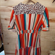 Serape Print Dress