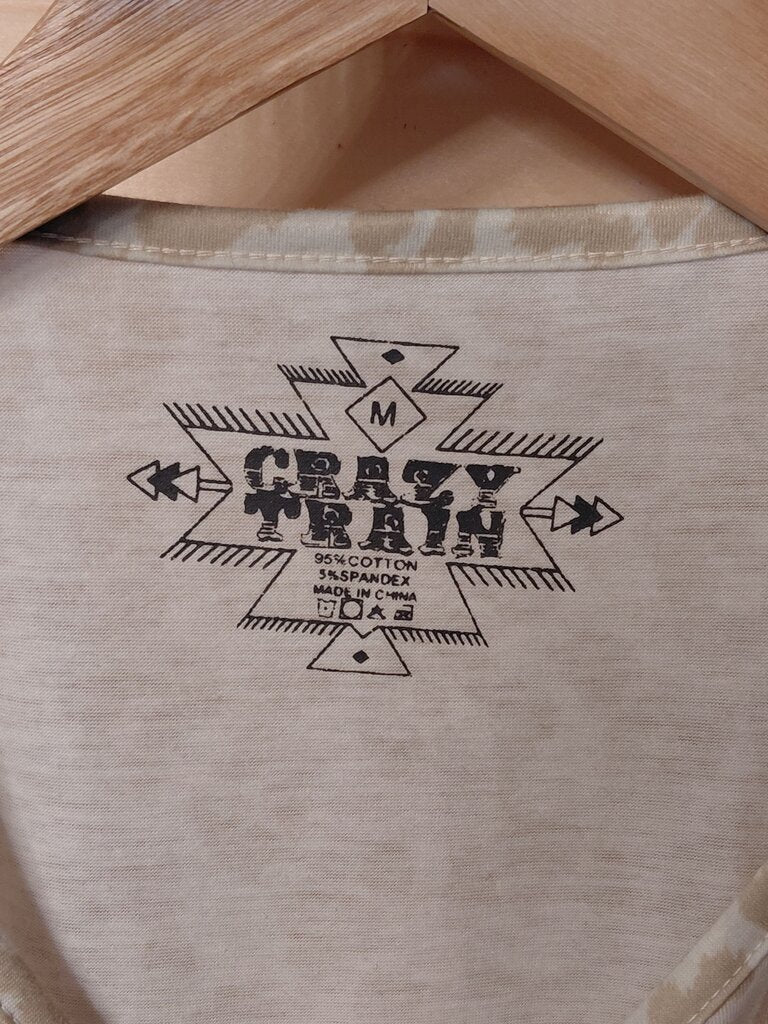 Crazy Train Leopard and Aztec Print Top