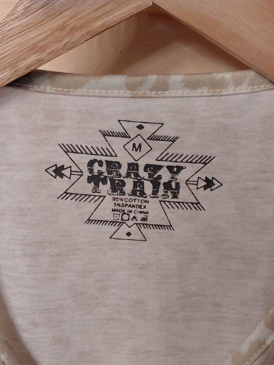 Crazy Train Leopard and Aztec Print Top