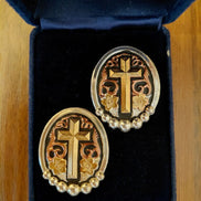 Montana Silversmiths Cross Earrings