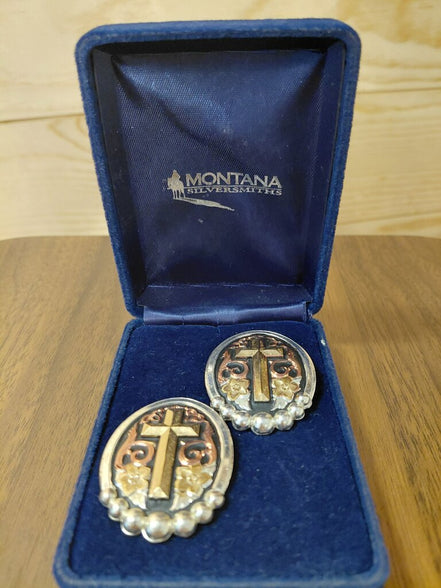Montana Silversmiths Cross Earrings