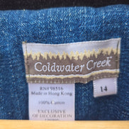 Coldwater Creek Denim Blazer