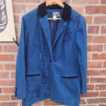 Coldwater Creek Denim Blazer