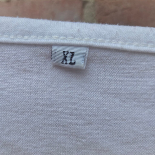 Women's White Crochet-Style Top