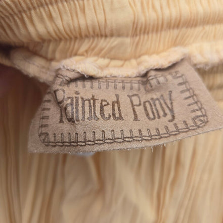 Painted Pony Pleated Maxi Skirt