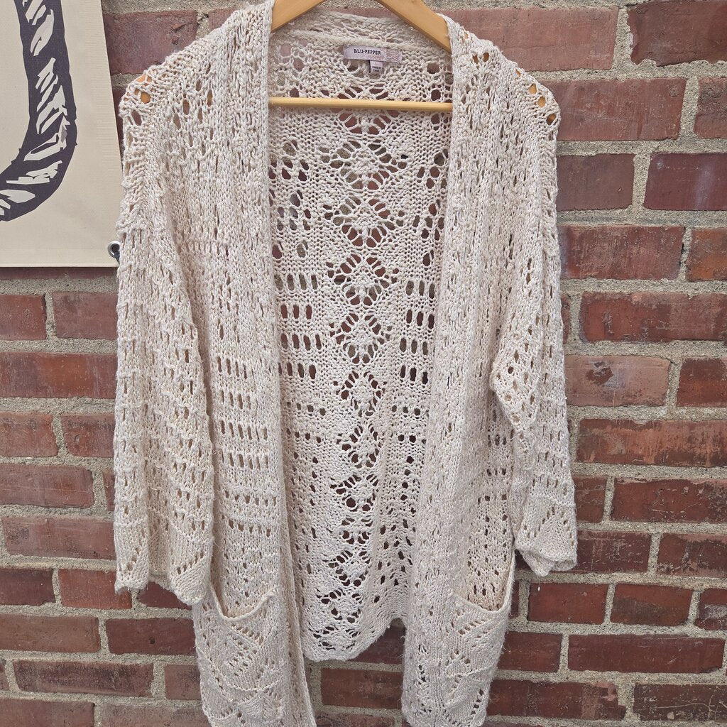 Blu Pepper Vintage Knit Cardigan