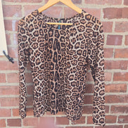 Sterling Kreek Leopard Print Long Sleeve Top
