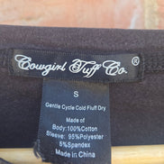 Cowgirl Tuff Co. Long Sleeve Shirt with Native American Print