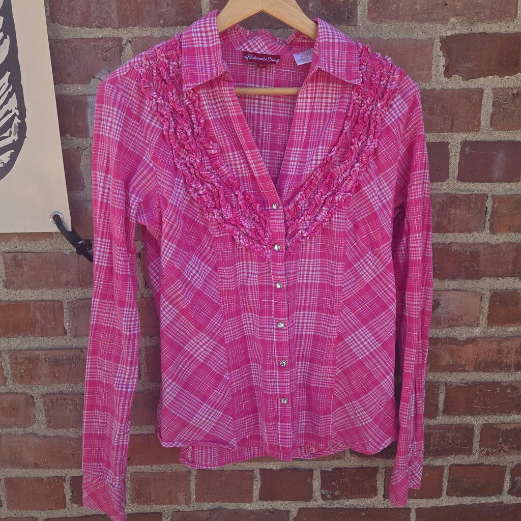 Panhandle Slim Pink Plaid Women's Shirt