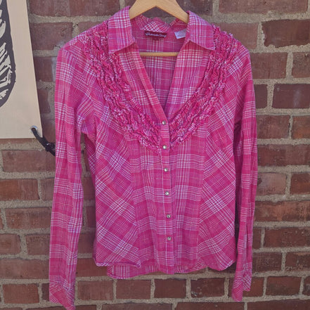 Panhandle Slim Pink Plaid Women's Shirt