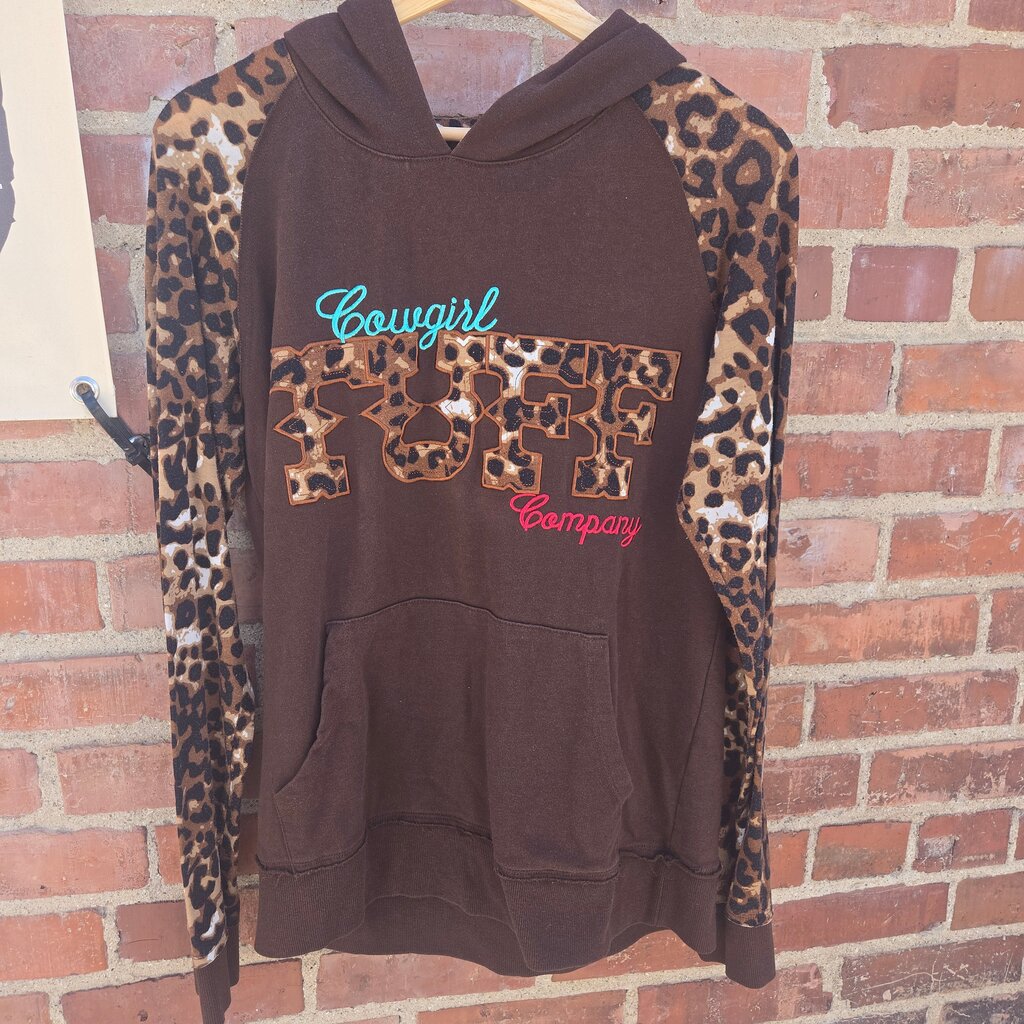 Cowgirl Tuff Company Leopard Print Hoodie