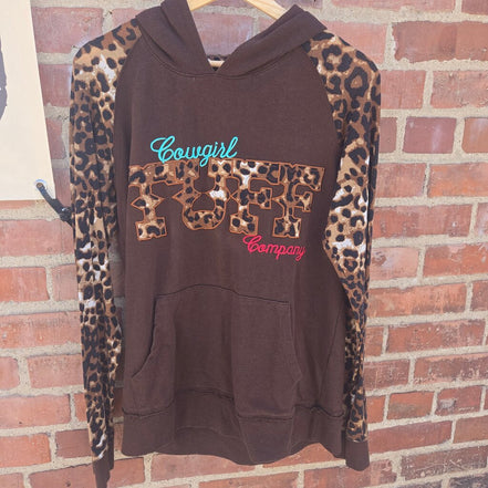 Cowgirl Tuff Company Leopard Print Hoodie