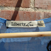 Liberty Love Blue Smocked Dress