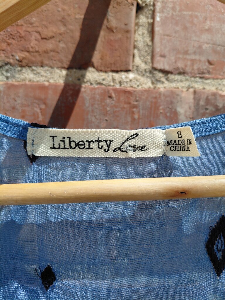 Liberty Love Blue Smocked Dress