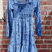 Liberty Love Blue Smocked Dress