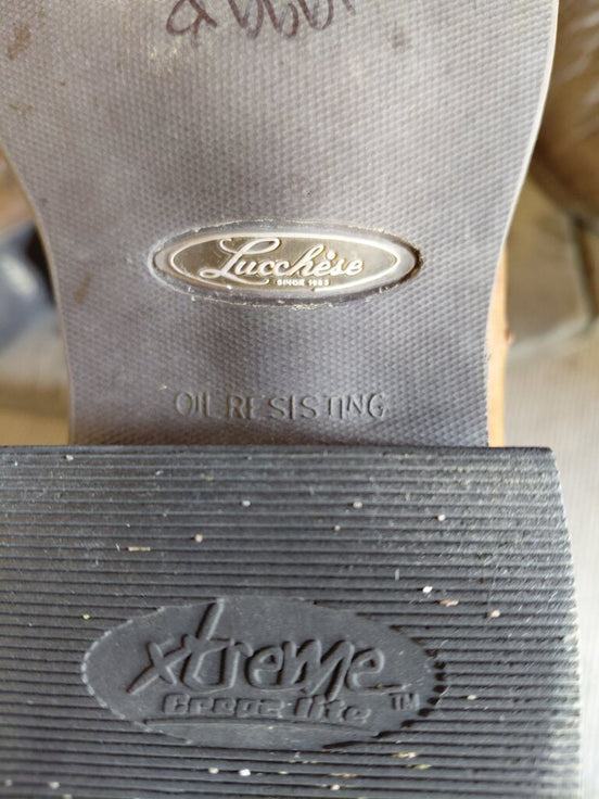 Lucchese Teal and Brown Cowboy Boots
