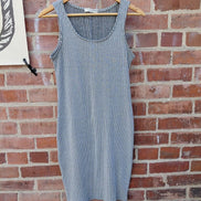 Prom Dress Ribbed Midi Dress
