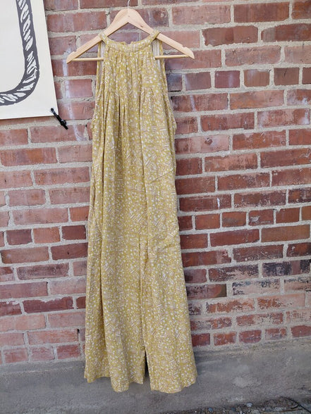 World Market Yellow Printed Dress