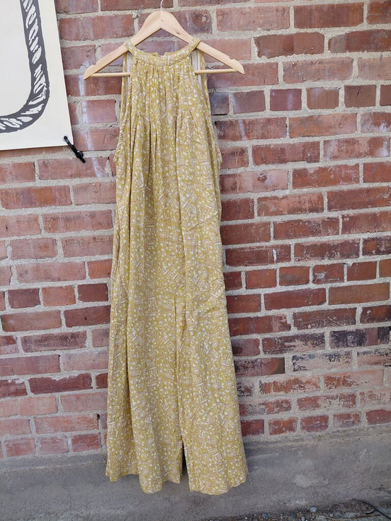 World Market Yellow Printed Dress