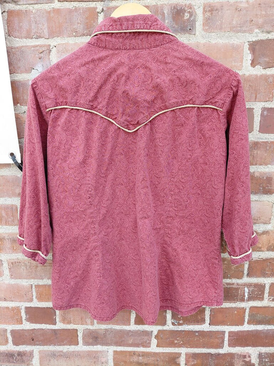 Women’s Vintage Paisley Western Shirt