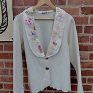 Lee Andersen Floral Embellished Cardigan