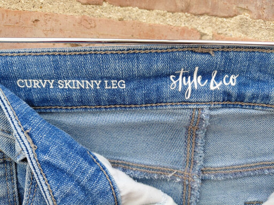 Style & Co Curvy Skinny Leg Jeans