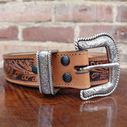 Nocona Top Grain Leather Cowboy Belt