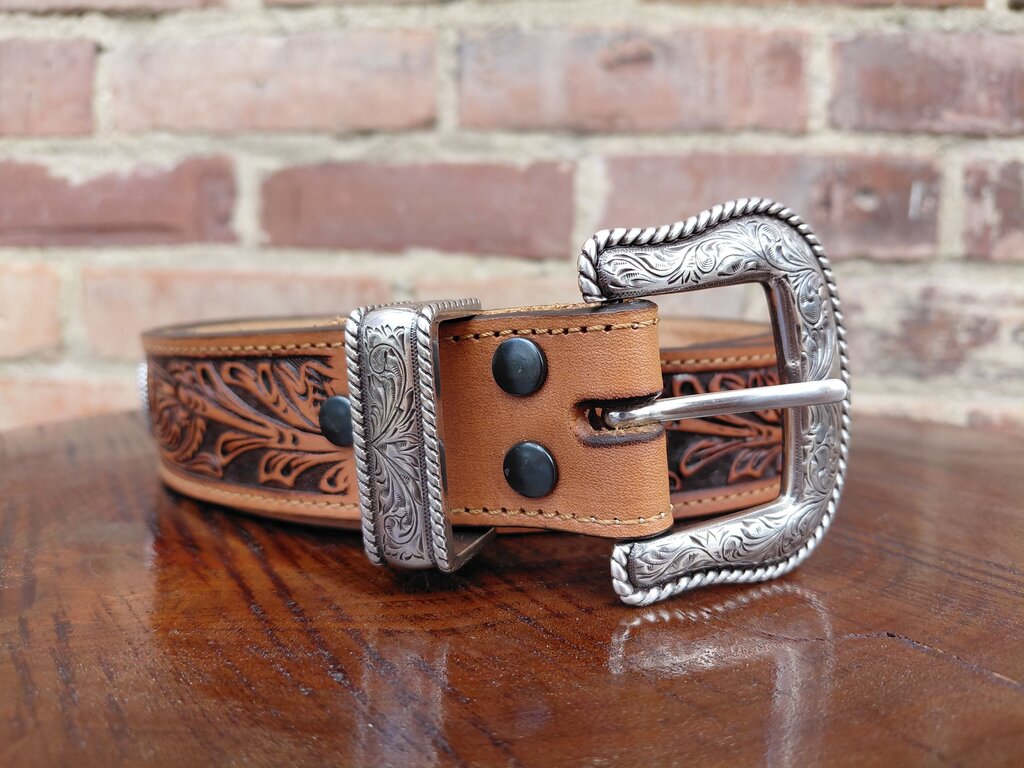 Nocona Top Grain Leather Cowboy Belt