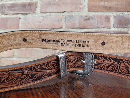 Nocona Top Grain Leather Cowboy Belt