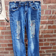 Cowgirl Tuff Co Women’s Distressed Denim Jeans
