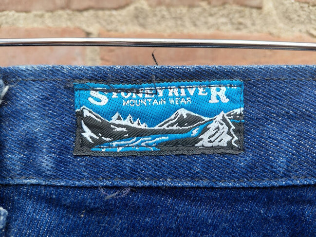 Stone River Mountain Wear High-Waisted Denim Pants