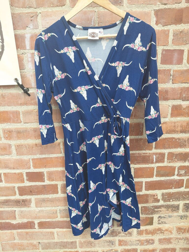 Rod's Floral Wrap Dress
