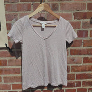 H&M Basic Short Sleeve V-Neck T-Shirt