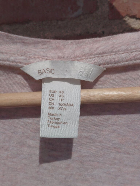 H&M Basic Short Sleeve V-Neck T-Shirt