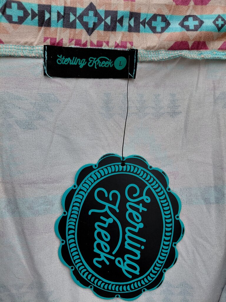 Sterling Kreek Womens Patterned Poncho