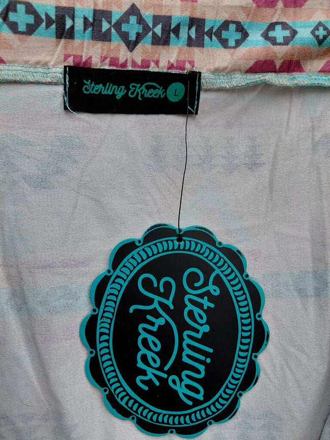 Sterling Kreek Womens Patterned Poncho