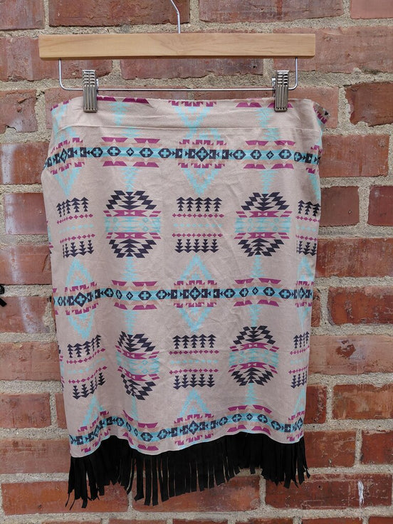 Sterling Kreek Womens Patterned Poncho