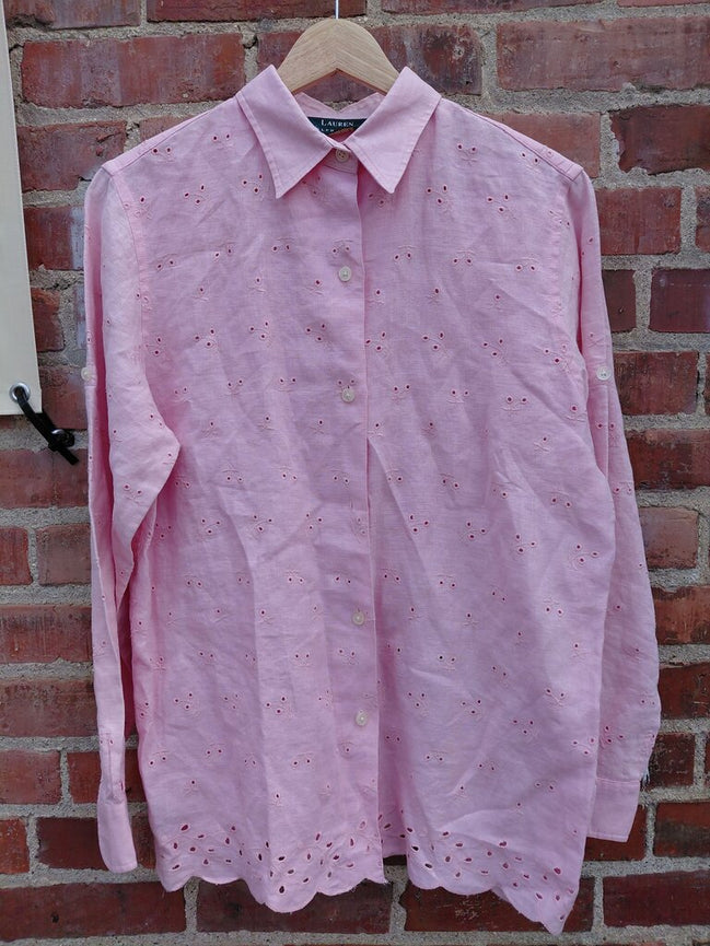 Ralph Lauren Pink Button-Up Shirt