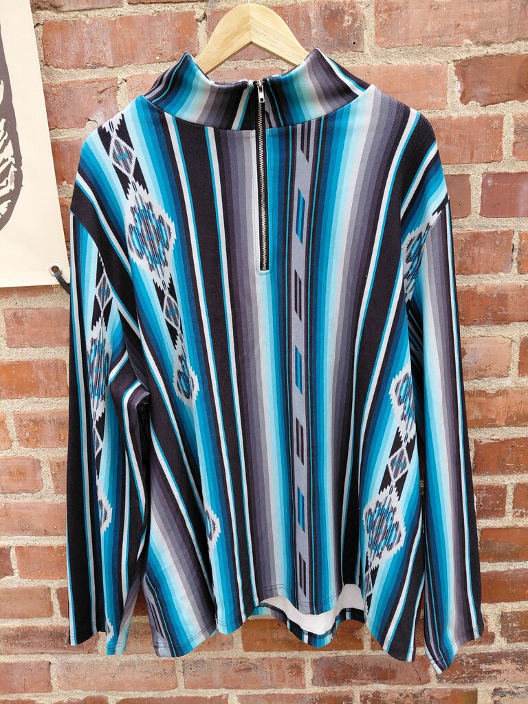 Sterling Kreit 3X Colorful Long Sleeve Top