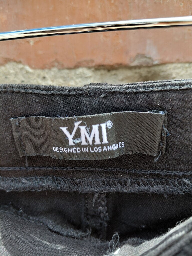 YMI Women's Black Flared Jeans