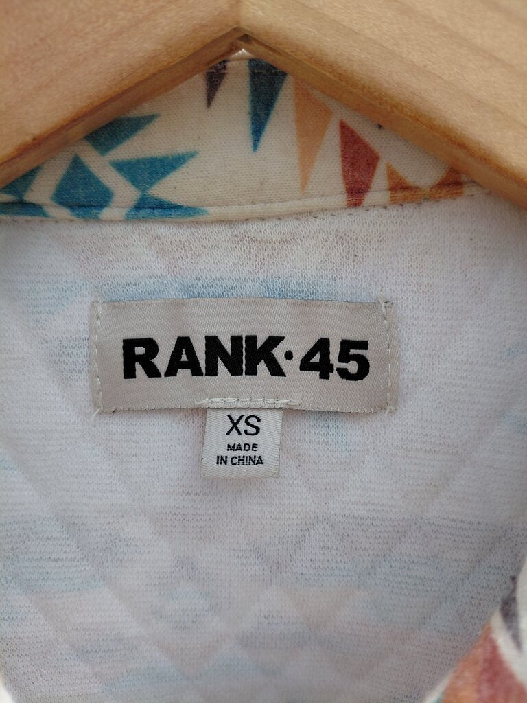 Rank 45 Patterned Button-Up Jacket