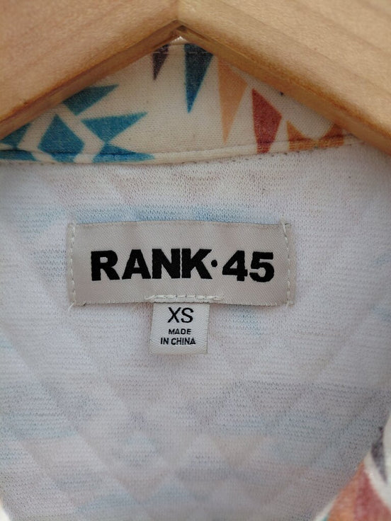 Rank 45 Patterned Button-Up Jacket