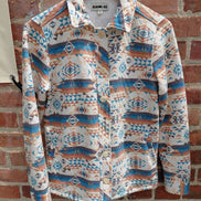 Rank 45 Patterned Button-Up Jacket