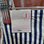 J Superior Fit Striped Skirt