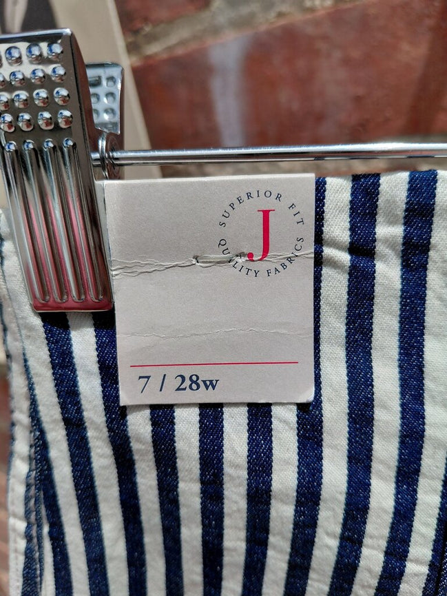 J Superior Fit Striped Skirt