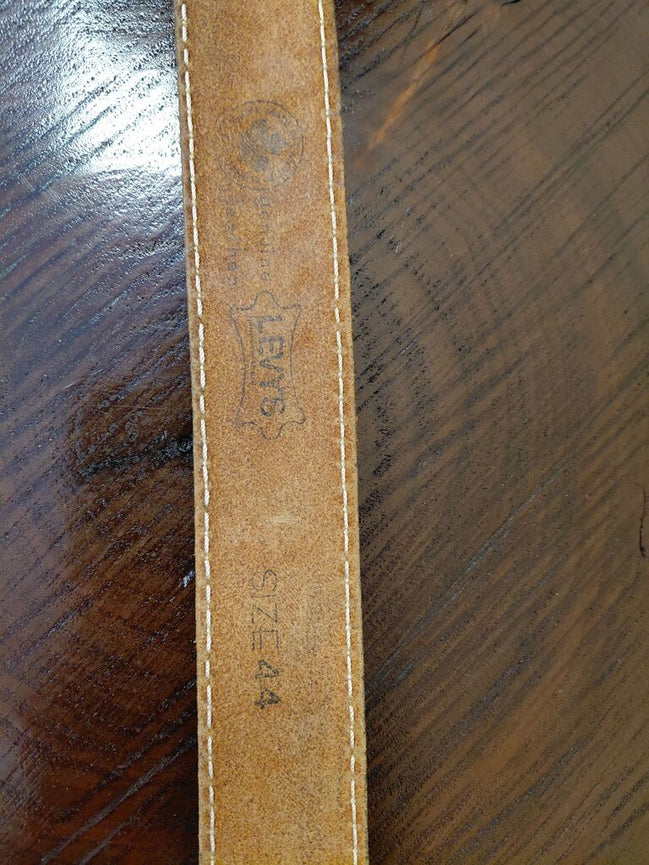 Levi's Leather Belt with Decorative Buckle
