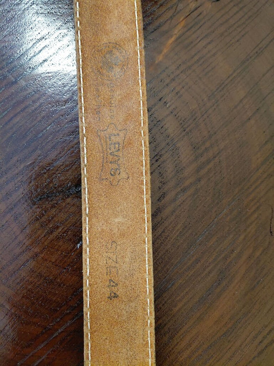 Levi's Leather Belt with Decorative Buckle