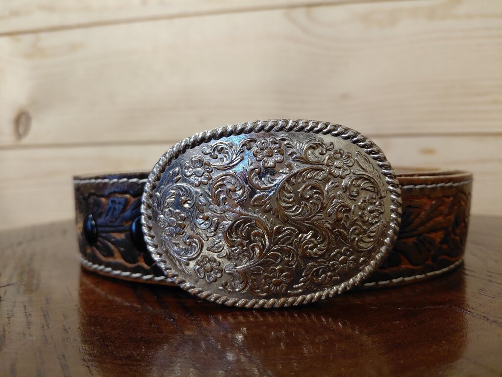 Levi's Leather Belt with Decorative Buckle